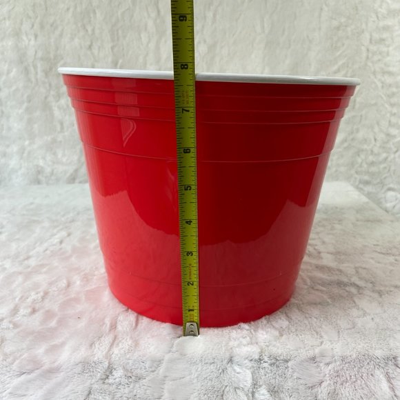 Giant Large Red Solo Cup party Bucket 120 oz Back Yard Pong  Party Cup Bucket - Picture 5 of 6